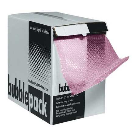 PARTNERS BRAND Anti-Static Bubble Dispenser Packs, 3/16" x 24" x 175', Pink, 1/Each BD31624AS