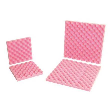 PARTNERS BRAND Anti-Static Convoluted Foam Sets, 24" x 24" x 2", Pink, 6/Sets per Case FCSA24242