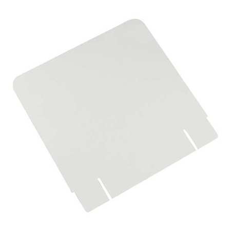 PARTNERS BRAND Large Bin Floor Display Header Cards, White, 10/Bundle MDIS103H