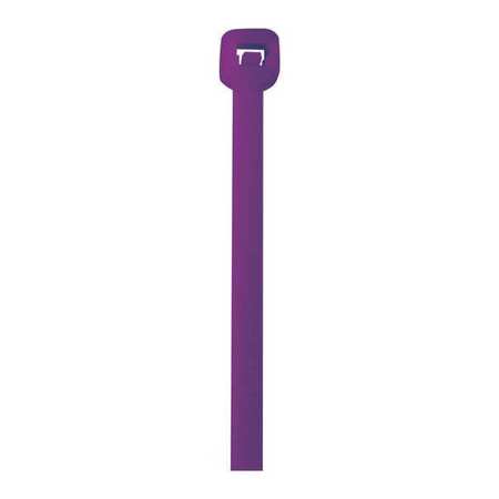 PARTNERS BRAND Colored Cable Ties, 50#, 11", Purple, 1000/Case CT115E