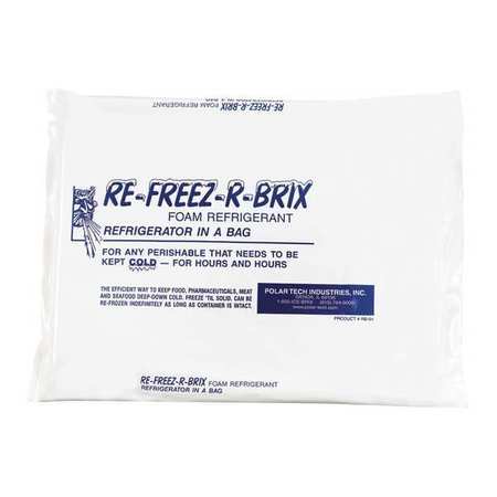RE-FREEZ-R-BRIX Re-Freez-R-Brix™ Cold Bricks, 11 1/4" x 9 1/4" x 1", White, 12/Case RB64