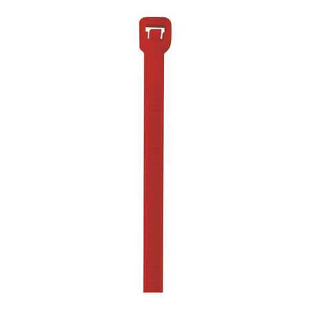 Partners Brand Colored Cable Ties, 40#, 8", Red, PK1000 CT444B