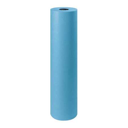 PARTNERS BRAND Colored Kraft Paper, 50#, 36", Blue, 1/Roll KP3650BL