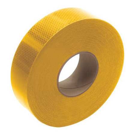 3M Reflective Tape, 22.0 Mil, 2"x150', Yellow T967983Y