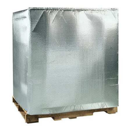 PARTNERS BRAND Silver Cool Shield Pallet Cover, 40" W, 48" L, 5 PK INC484060
