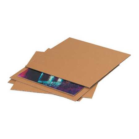 PARTNERS BRAND Corrugated Layer Pads, 5 7/8" x 5 7/8", Kraft, 100/Bundle SP55