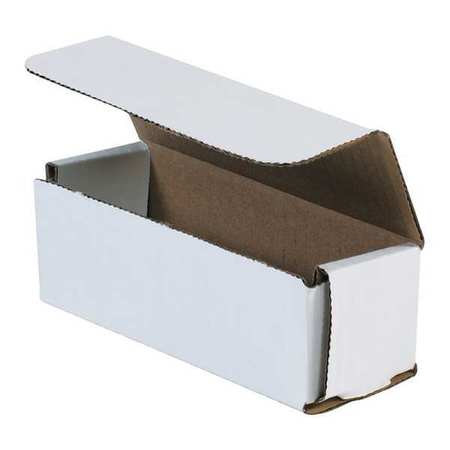 PARTNERS BRAND Corrugated Mailers, 6" x 2" x 2", White, 50/Bundle M622