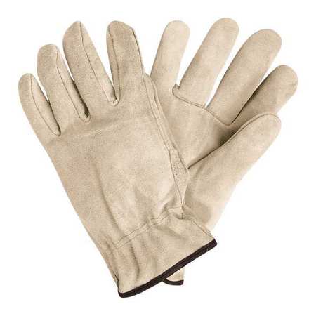 PARTNERS BRAND Deluxe Cowhide Leather Drivers Gloves, Large, Natural, 3 Pairs/Case GLV1064L