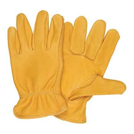 PARTNERS BRAND Deerskin Leather Drivers Gloves, XLarge, Tan, 3 Pairs/Case GLV1066XL