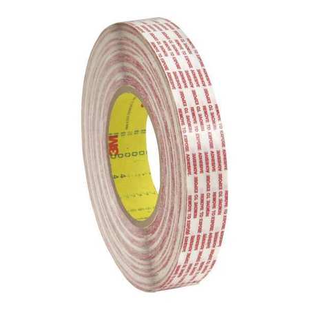 3M 3M™ 476XL Double Sided Extended Liner Tape, 6.0 Mil, 1/2" x 360 yds., Clear, 12/Case T963476
