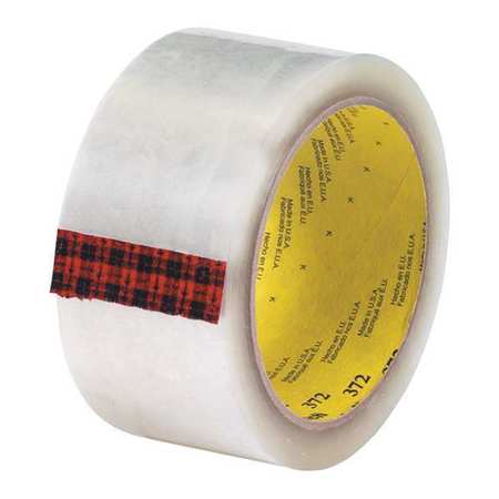 SCOTCH 3M™ 372 Carton Sealing Tape, 2.2 Mil, 2" x 55 yds., Clear, 6/Case T9013726PK