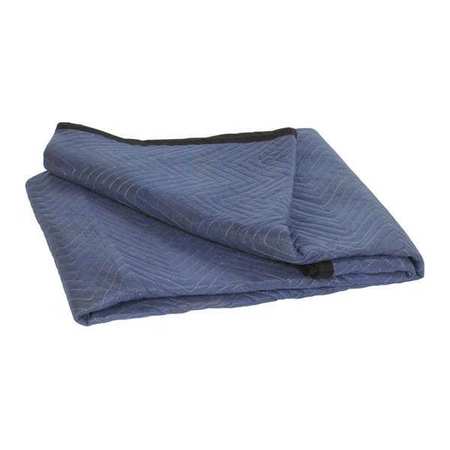 PARTNERS BRAND Moving Blankets, Economy, 72" x 80", Blue, 6/Bundle MB7280E
