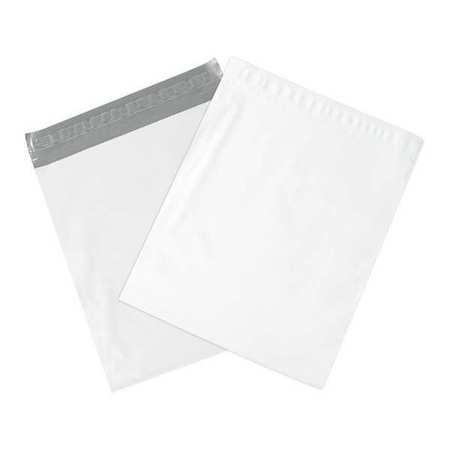PARTNERS BRAND Expansion Poly Mailers, 10" x 13" x 2", White, 100/Case EPM10132