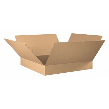 Partners Brand Flat Corrugated Boxes, 30" x 30" x 6", Kraft, 15/Bundle 30306