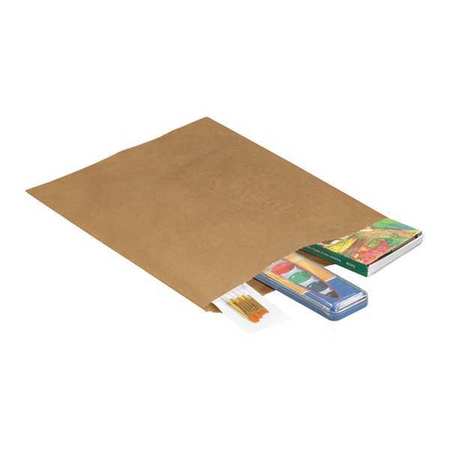 PARTNERS BRAND Flat Merchandise Bags, 10" x 13", Kraft, 1000/Case BGM104K