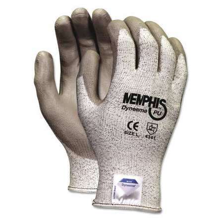 MCR SAFETY Polyurethane Gloves, X-Large, Gray, PR 9672XL