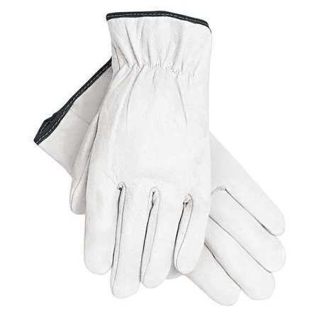 Mcr Safety Goatskin, Grain, Driver Gloves, XL, PK12 127-3601XL