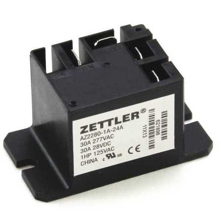 CARRIER Coil Power Relay, 30A, 24V AZ2280-1A24A