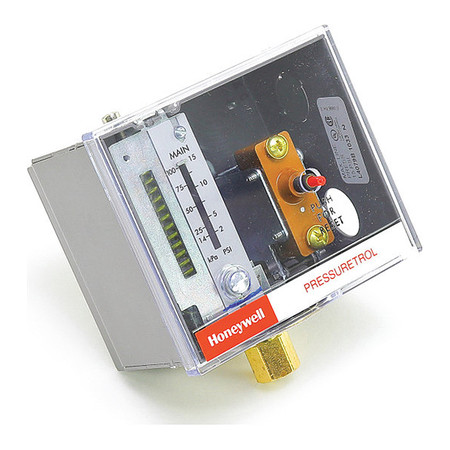 HONEYWELL Pressure Switch, 2-15 psi, M/R, Open-Rise L4079B1033