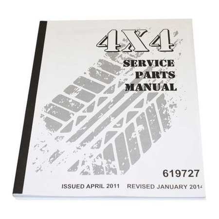 CUSHMAN Parts Manual, 1600XD 619727