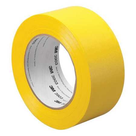 3M Vinyl Duct Tape, Yellow, 6"x50 yd. 3903YELLOW