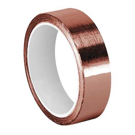 TAPECASE Foil Tape, Copper, 2 x 5", PK25 CFL-5A