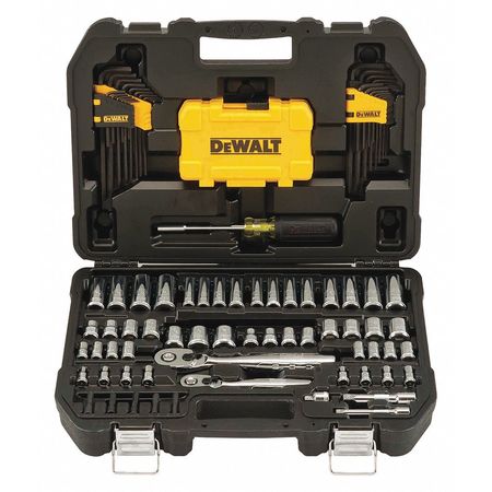 Dewalt Mechanics Tool Kit, w/Case, 108 pcs. DWMT73801