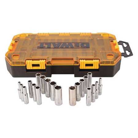 Dewalt 1/4" Drive SAE/Metric, 20 pcs DWMT73811