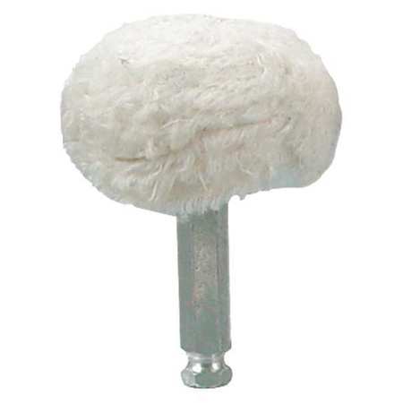 ASTRO PNEUMATIC Buff, 3", Cotton Mushroom Shape 3059-03