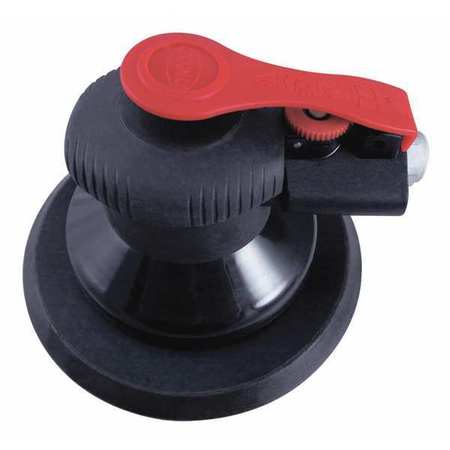 ASTRO PNEUMATIC Palm Sander, 6", 3/16" Hook-and-LoopPad 322