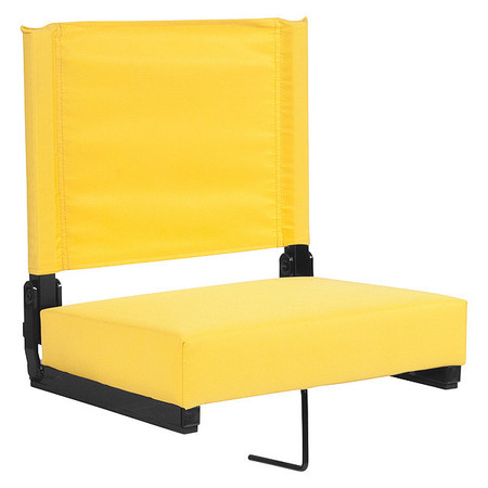FLASH FURNITURE Yellow Stadium Chair XU-STA-YL-GG