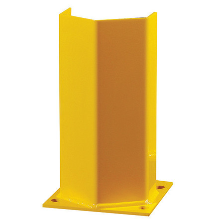 HALLOWELL Post Protector, 6"X4.25"X12", Yellow PP070712SY