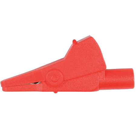 TEST PRODUCTS INTL Red Small Fully Insulated Alligator Clip A034R
