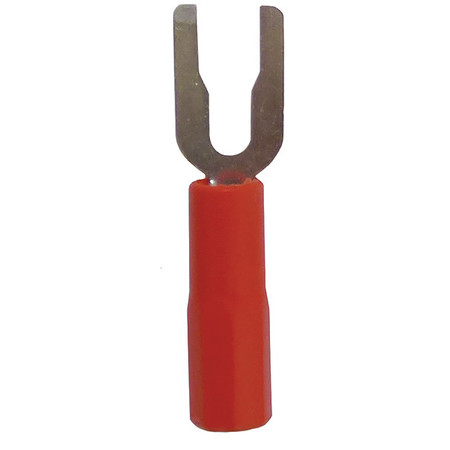 TEST PRODUCTS INTL Spade terminal red 124001R