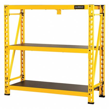 Dewalt Industrial Storage Rack, 18 in D, 49 5/8 in W, 3 Shelves, Yellow/Black DXST4500