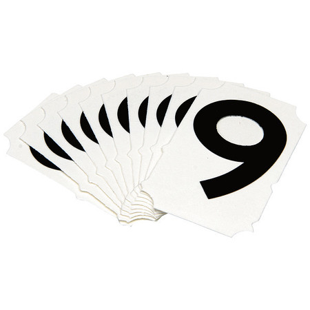 BRADY Numbers and Letters Labels, PK 10 5050P-9