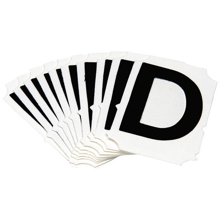 BRADY Numbers and Letters Labels, PK 10 5050P-D