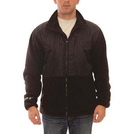 TINGLEY Jacket, 360 Gram Breathable Fleece, M, Blk J73013