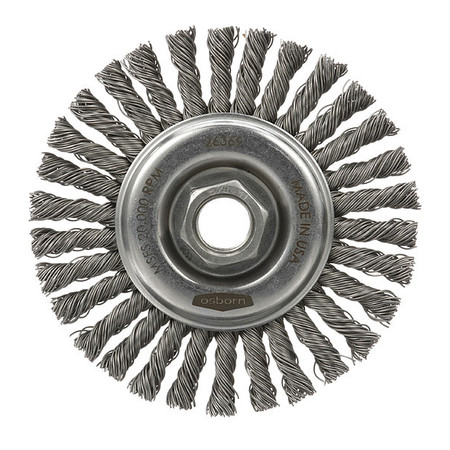 OSBORN Stringer Bead Wheel Brush, 4", 0002636300 0002636300