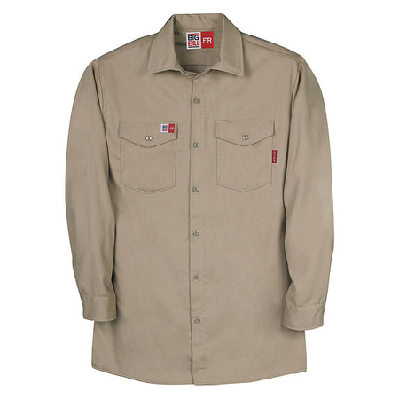 BIG BILL Shirt, Fire-Resistant, Khaki TX231US7-XLR-KAK