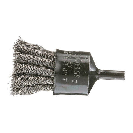 OSBORN Knot Wire End Brush, 1/2", 0003042900 0003042900