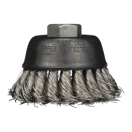 OSBORN Knot Wire Cup Brush, 2-3/4", 0003346700 0003346700