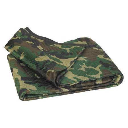 PARTNERS BRAND Moving Blankets, 72" x 80", Camouflage, 6/Bundle MB7280C