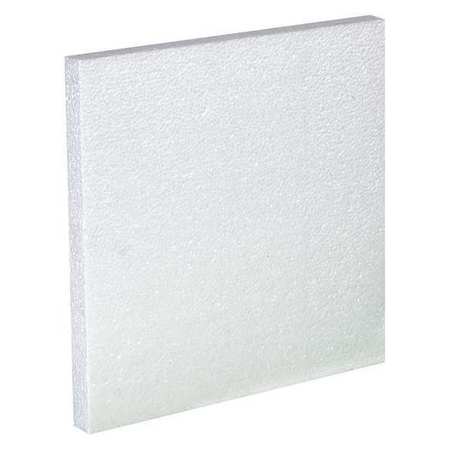 PARTNERS BRAND Plastic Jug Foam Insert, 4 - 1 Gallon, White, 48/Case HAZ1065