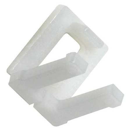 Partners Brand Plastic Buckles Poly Strapping Buckles, 1/2", White, 1000/Case PS12PLBUCK