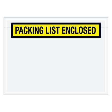 TAPE LOGIC Tape Logic® "Packing List Enclosed" Envelopes, 6 3/4" x 5", Yellow, 1000/Case PL460