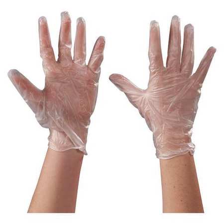 clear disposable gloves