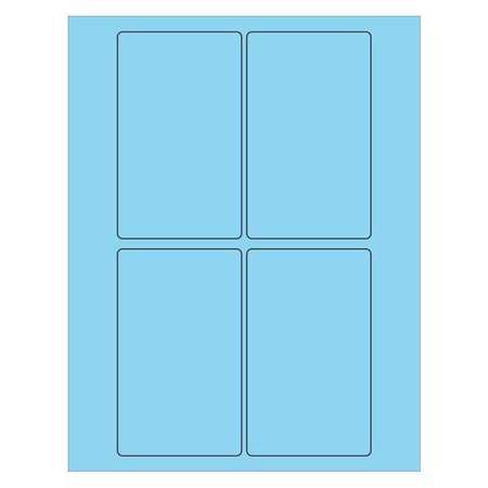 TAPE LOGIC Tape Logic® Rectangle Laser Labels, 3" x 5", Pastel Blue, 400/Case LL175BE