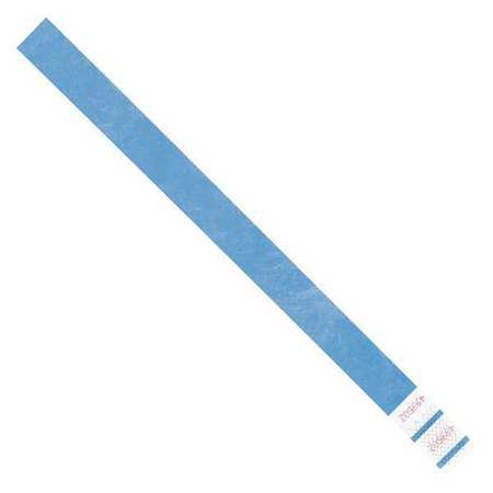 TYVEK Tyvek® Wristbands, 3/4" x 10", Blue, 500/Case WR101BE
