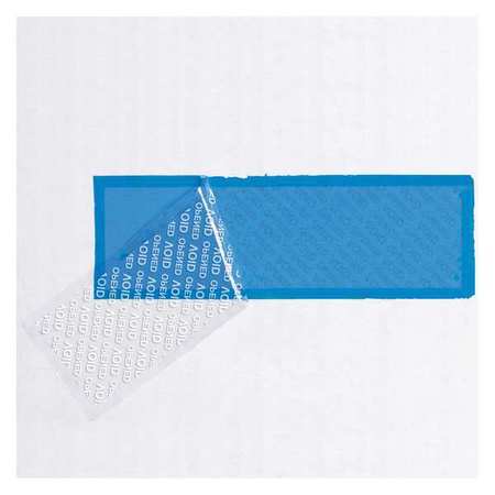 TAPE LOGIC Tape Logic® Security Strips on a Roll, 3.9 Mil, 2" x 5 3/4", Blue, 24/Case T90257BE